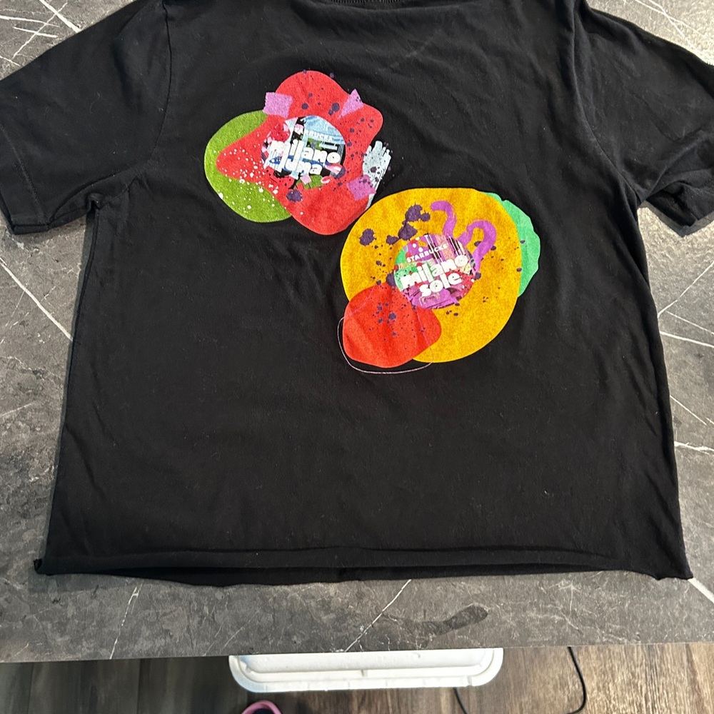 STARBUCKS Graphic Black T-Shirt